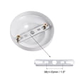 thumbnail image 2 of Uxcell 104mm 4.1inch Retro Light Canopy Kit Pendant Lighting Ceiling Plate DIY White 3Pack, 2 of 5