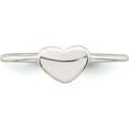 thumbnail image 5 of Sterling Silver Polished Heart Ring (Size 7) Made In China qr6053-7, 5 of 5