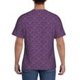 thumbnail image 2 of Rocae Retro Florals Purple for Men's Moisture-Wicking Crew Tee - T-Shirt for Sports, Outdoor Activities, and Casual WearXX-Large, 2 of 9