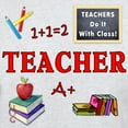 thumbnail image 3 of CafePress - Teachers Do It With Class Light T Shirt - Men's Classic Graphic T-Shirt, 3 of 4