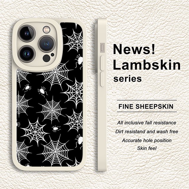 Abrace la simplicidad con un toque diferente: funda de teléfono impresa de goma TPU a prueba de golpes para la serie iPhone