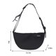 thumbnail image 3 of Bolso de hombro Crescent Bolso bandolera de nailon impermeable para deportes al aire libre (negro) Ndcxsfigh Para Estrenar, 3 of 8
