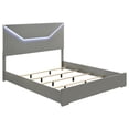 thumbnail image 3 of Ives 5-piece Eastern King Bedroom Set Grey High Gloss, 3 of 20