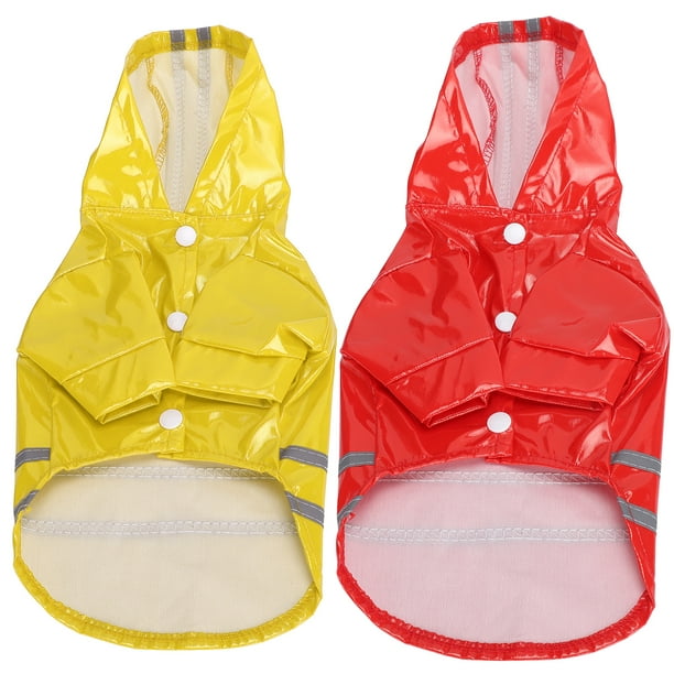 Chubasquero con capucha para perros NikouMX impermeable 2 piezas