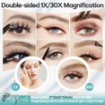thumbnail image 3 of Espejo de Aumento B Beauty Planet 30X con Luz, Oro Rosa, 3 of 7