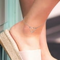 thumbnail image 2 of Open Heart "My Heart is Yours" Anklet, 2 of 2