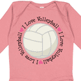 thumbnail image 4 of Inktastic Volleyball Gifts for Girls Girls Long Sleeve Baby Bodysuit, 4 of 5