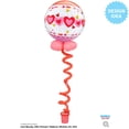 thumbnail image 3 of 22 inch Bubble - Love Connected Hearts Qualatex Bubble Balloon - Party Supplies Decorations, 3 of 4