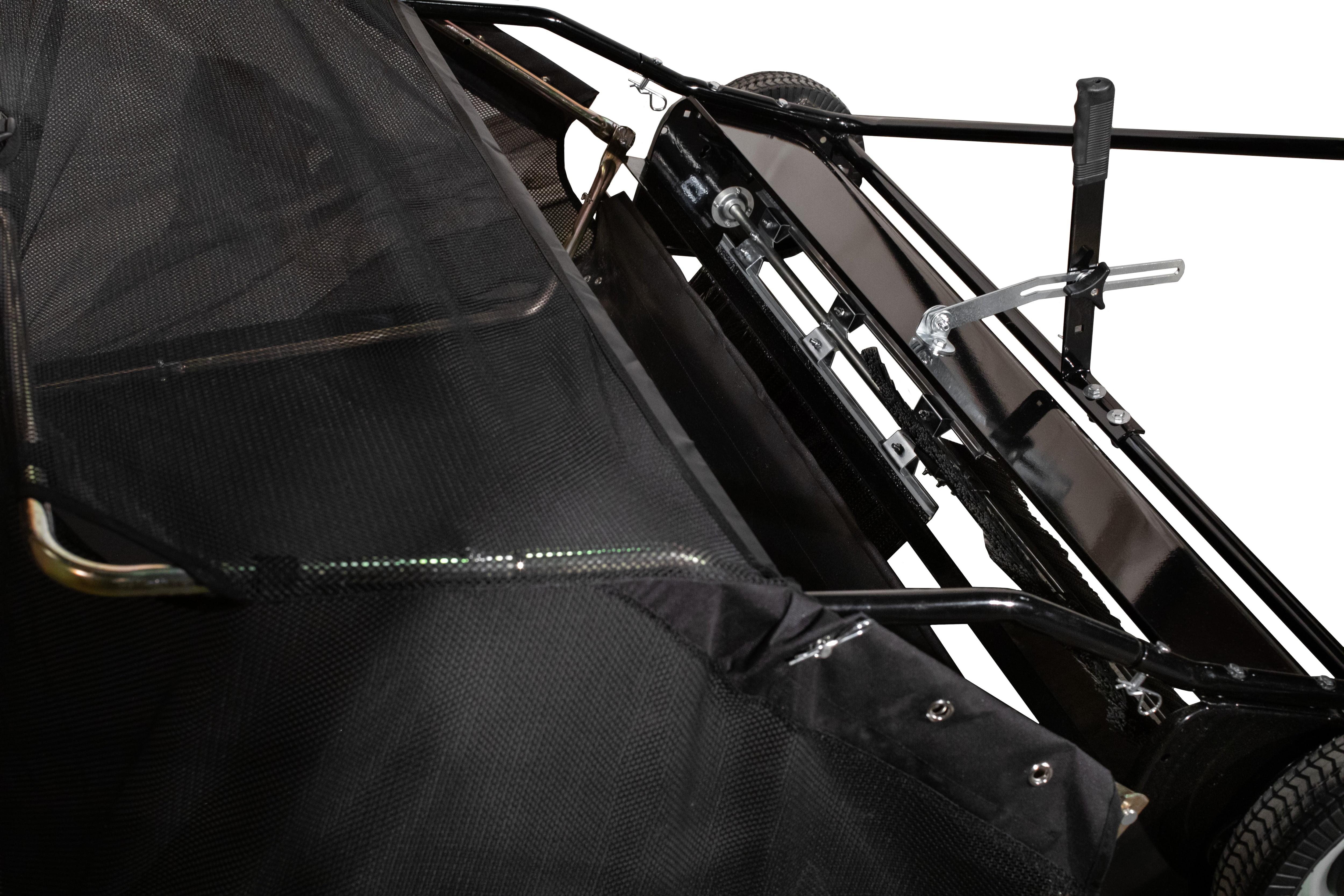 IMPACT IMPLEMENTS® 42" Tow-Behind Lawn Sweeper with 12.9 cu. ft Hopper Bag Capacity