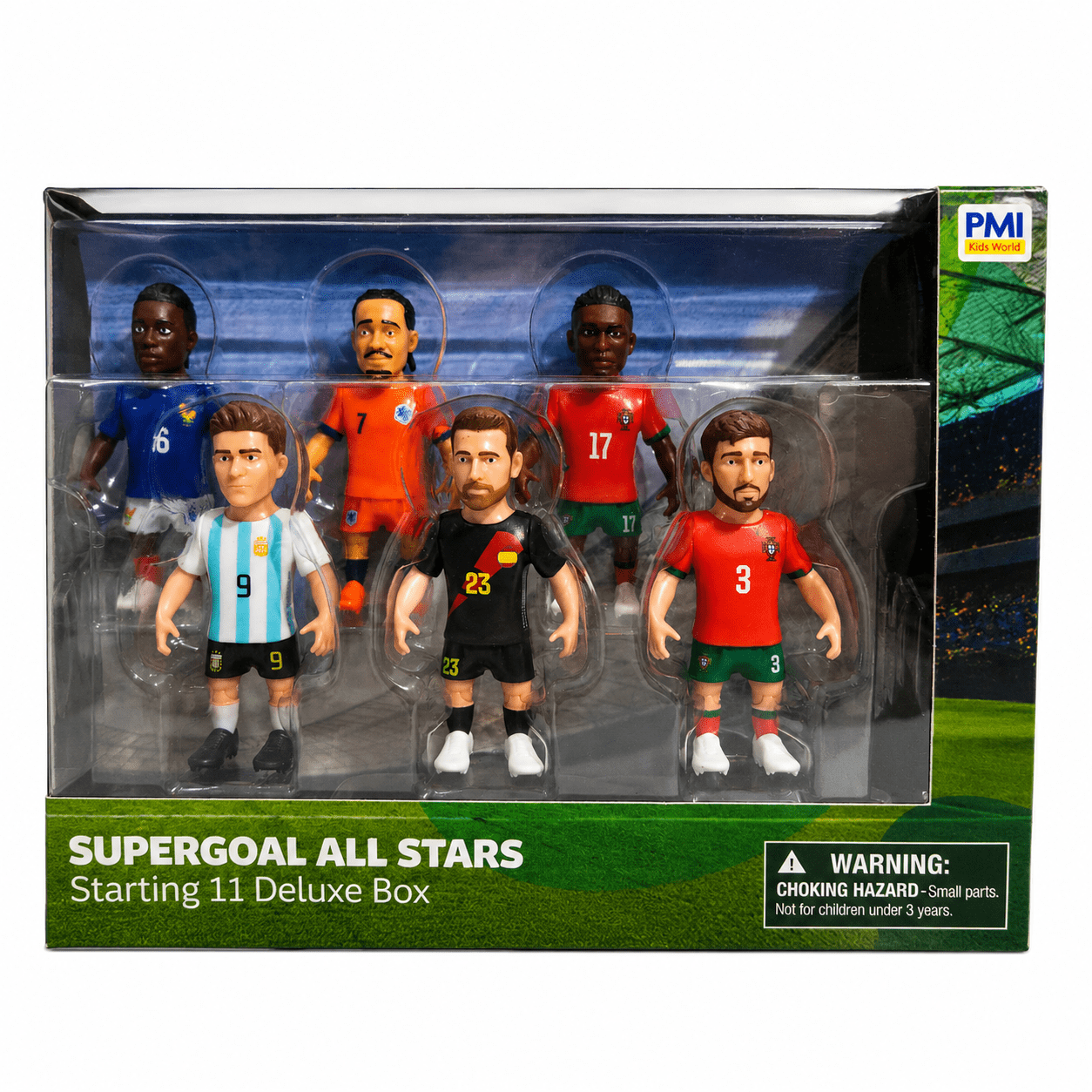 PMI Collectibles Supergoal All Stars Official Football Mini Figures 11 Pack