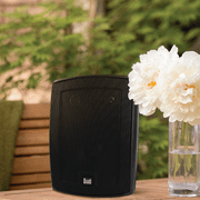 Dual LU53PB 5.25 3-Way Indoor Outdoor Speakers Pair | Weather-Resistant | Black