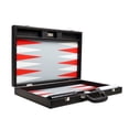 thumbnail image 6 of Silverman & Co. 19-inch Premium Backgammon Set - Large - Black/Scarlet Red, 6 of 10