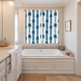 thumbnail image 3 of Curtains 84 Inches Long 2 Panels, Palm Tree Striped Grommets Window Treatment Curtain, Summer Tropical Plant Blue Green Lines Thermal Curtains Drapes for Living Room/Bathroom, 3 of 9
