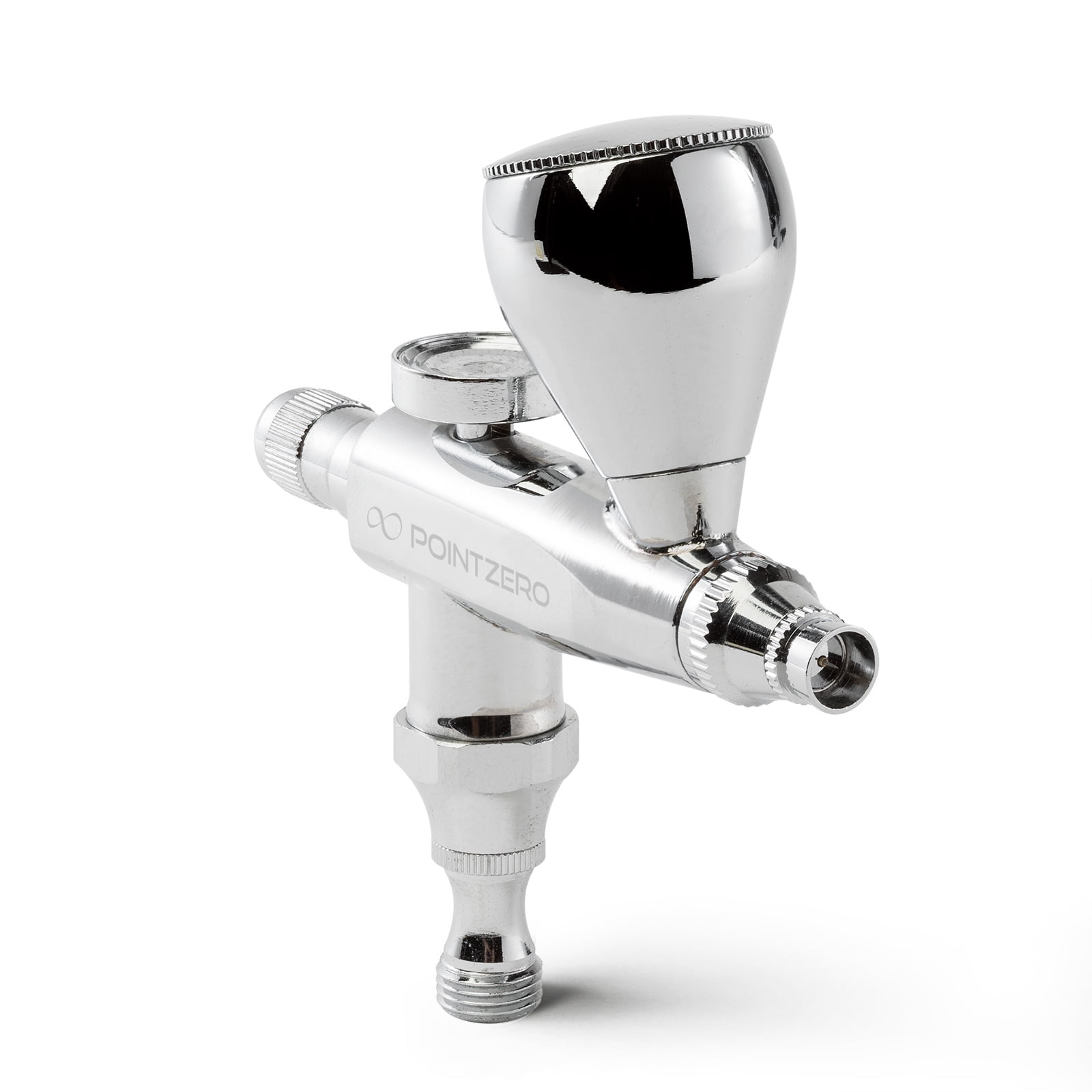 PointZero Single Action 7cc Gravity-Feed (Stubby) Airbrush Set - .3mm Nozzle