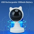thumbnail image 4 of Juguete Para Gatos Activado Por Movimiento USB, Juguetes Para Gatos Automáticos Recargables Por USB, Batería De 1200mAh, Modo Lento Rápido Para Interiores, 4 of 7