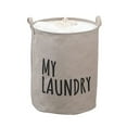 thumbnail image 2 of Laundry Basket Waterproof  Foldable  Drawstring Freestanding Handle  Thickened Dirty Clothes Sundries Toys Storage Bag for Home, 2 of 8