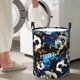 thumbnail image 5 of Fotbe Football Cesto de Ropa con Asas, Cesto Impermeable de Gran Capacidad, Bolsa de Lavado para Dormitorio, Cesto de Ropa con Ruedas y Asas-Small, 5 of 6
