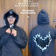 thumbnail image 3 of Unisex Pink "DOIT" Graphic Hoodie - K-Pop Stray Kids Style Sweatshirt, Soft Cotton Blend Pullover with Back Print, Streetwear Gift for Teens & Fans (S-XXL), 3 of 4