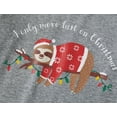 thumbnail image 5 of Beezizac Christmas Pajama Set for Girls & Boys Cute Toddler Kids Sloth Jammies Size 7, 5 of 12