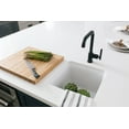 thumbnail image 7 of Kohler K-8223 Cairn 15-1/2" Undermount Single Basin Stone Composite Bar Sink - White, 7 of 7