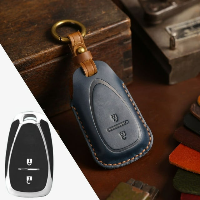 Car Key Fob Cover Case Protector For Chevrolet Equinox Malibu Cruze Trax Car Key Case Fob Cover Leather