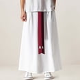 thumbnail image 2 of XIYON Men's Pants Summer Large Size Straight Loose Wide Leg Pants Men Ancient Style Pants Trousers Comfortable, 2 of 6