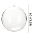 thumbnail image 3 of Eolstice DIY Clear Plastic Ball Ornaments, Fillable Christmas Decoration Spheres, Wedding and Party Gift Box Decor, 3 of 3