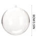 thumbnail image 2 of 5pcs DIY Clear Plastic Ball Baubles, Sphere Fillable Christmas Ornament, Gift Box For Wedding Party, Christmas Ball Ornaments Decor Gift, Transparent Balls Plastic Balls Christmas Decoration Hangers F, 2 of 3