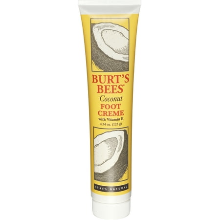 Shikai Foot Cream - Burt's Bees Coconut Foot Cream - 4.34 oz Tube