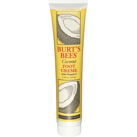 Burt's Bees Coconut Foot Cream - 4.34 Ounce Tube (Best Foot Cream For Peeling Skin)