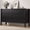 Black, variant on HOUROM Tall 5-Drawers Dresser for Bedroom,45" H Farmhouse Large Dressers & Chest with 4 Solid Wood Legs,Storage Organizer Furniture for Bedroom(Beige)