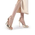 thumbnail image 5 of BURUDANI Women’s Stiletto Heels – Open Toe Ankle Strap High Heels for Wedding, Party, Dressy Events, 5 of 6