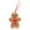 T, variant on Christmas Decorations, 4.33Inch Felt A to Z Letter Gingerbread Man Initial Christmas Ornaments for Tree, Assorted Gingerbread Figurines Ornaments, Christmas Tree Hanging Decorations, A