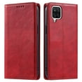 thumbnail image 2 of Nalacover for Samsung Galaxy A12 Wallet Case, Vintage PU Leather Book Folding Folio Case with Credit Card Slots Hidden Magnetic Closure Flip Kickstand Shockproof Slim Phone Case,Red, 2 of 8
