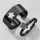 thumbnail image 4 of Estrella Luna Traje Hueco Personalidad Punk Pareja Anillo Anillo, 4 of 4
