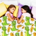 thumbnail image 4 of Flannel Fleece Throw Blanket, Soft Large Throw Blanket, Lightweight Cozy Plush Throw Blanket Fit Sofa Bed, 40"x50", Dinosaur, 4 of 7