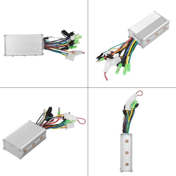 Controlador Sin Escobillas, Controlador De Motor 36V/48V 350W Para Scooter De Bicicleta Eléctrica Con Carcasa De Aluminio Y Diseño De Ritmo, Velocidad Constante Y Control