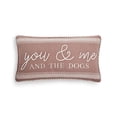 thumbnail image 2 of Lacourte You, Me The Dogs Pillow Blush 14x24, 2 of 3