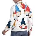 thumbnail image 6 of Wukai School Cute Gnomes Print Men Hoodies Fleece Sweatshirts Long Sleeve Sweaters Pullover Fall Outfits Winter Clothes-4X-Large, 6 of 7