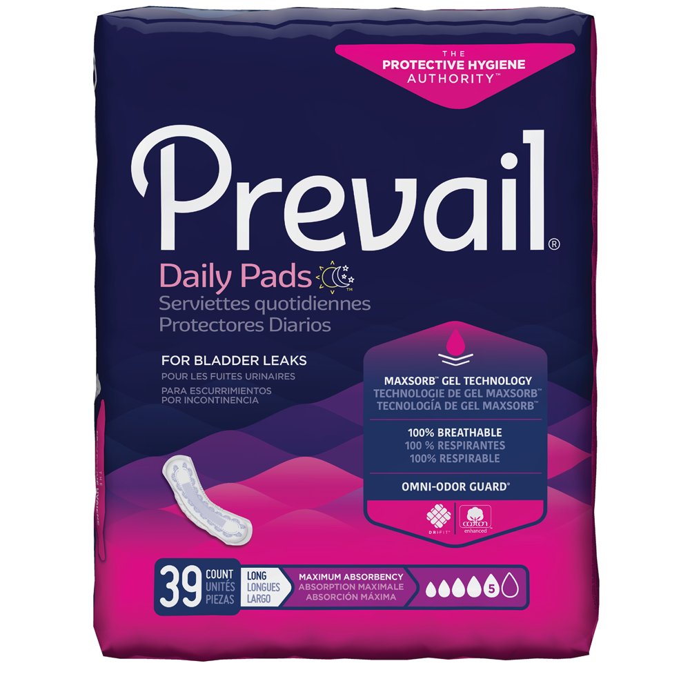 First Quality Bladder Control Heavy Absorbency Disposable Prevail Daily