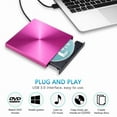 thumbnail image 3 of USB 3.0 External DVD Burner DVD-RW CD-ROM Player Slim Portable Optical Drive For MacBook Laptop/Windows Notebook, 3 of 9