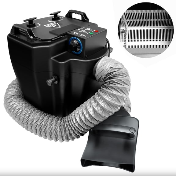 Stage Effect Dry Ice Machine,6000W Fog Machine,18L Large Capacity Low Smoke Machine for Clubs,Halloween,Wedding,Outdoor,Parties