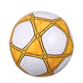 thumbnail image 1 of Advancent Pelota de fútbol duradera y resistente al desgaste, para deportes al aire libre, adecuada para varios lugares, pelota de fútbol al Deportes y aire libre Pentagrama amarillo cuatro, 1 of 6