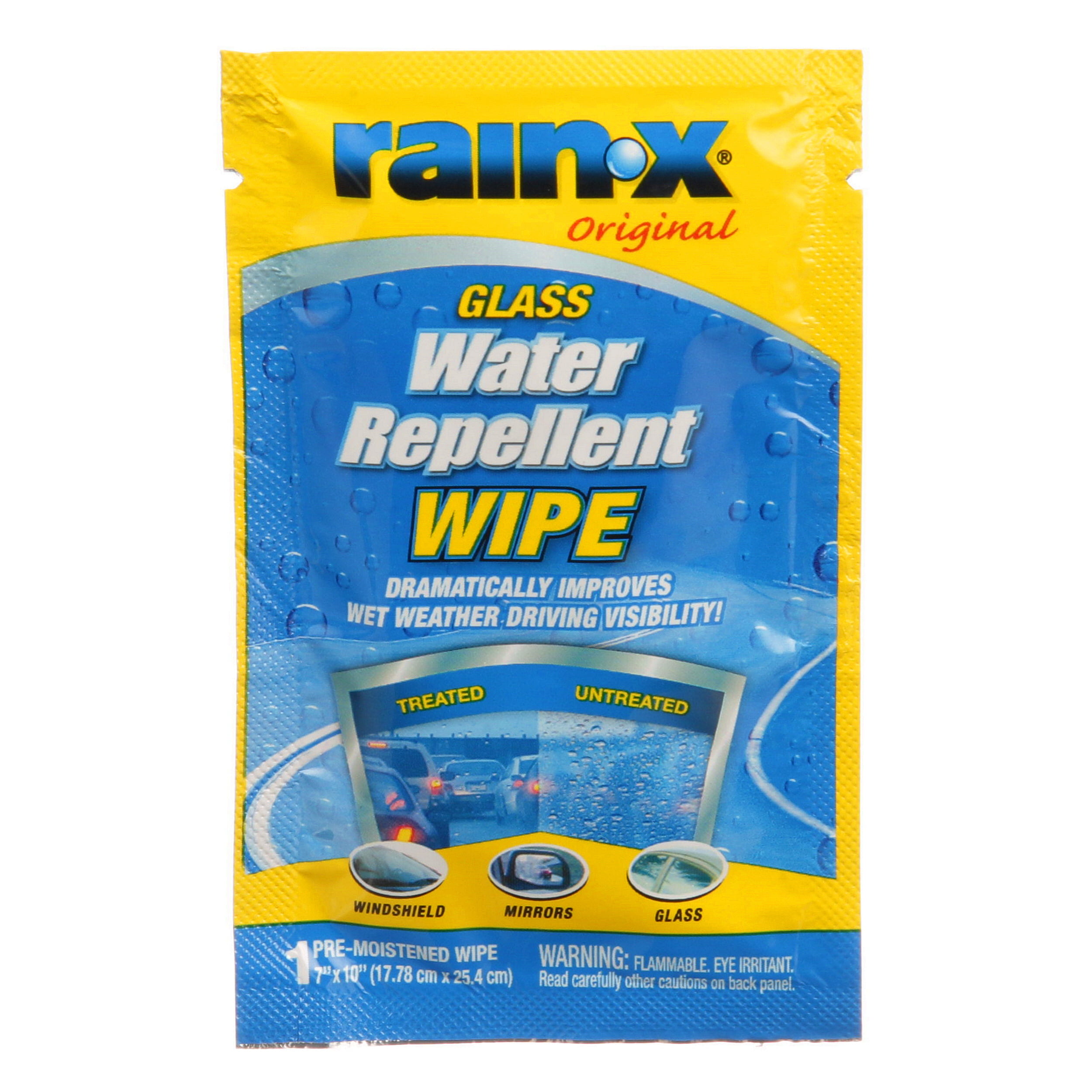 Wynn's Export on X: Rain-X® Original #Rain Repellent dramatically improves  wet weather driving visibility. Simply apply the treatment to exterior  glass and watch the #raindrops fly off your windshield while #driving.  Rain-X