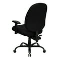 thumbnail image 4 of Flash Furniture HERCULES Series Big & Tall 400 lb. Rated Black Fabric Executive Ergonomic Office Chair with Adjustable Back and Arms, 4 of 6