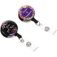 thumbnail image 2 of 2Pcs Reusable Badge Holders Portable Badge Holder Rotatable Badge Clips Badge Holder, 2 of 8