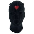 thumbnail image 1 of Gravity Threads Video Game Heart 3-Hole Ski Mask - Black, 1 of 2