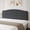 Gray, variant on Pinmoco Upholstered Headboard for Queen Bed, Height Adjustable and Memory Foam Arc-shaped Head Board, Gray