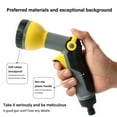 thumbnail image 4 of sruoe Water Hose Nozzle, Washing Water Gun, Pressure Washer Wands, Trigger Thumb Control Garden Hose Nozzle Sprayer, , Plastic Water Nozzle, Water Nozzle for Car Wash Cleaning, 4 of 6