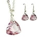 thumbnail image 1 of Set Collar Dije Trilliant Aretes Zvezda Plata 0.925 Mujer rosa claro Unitalla, 1 of 4
